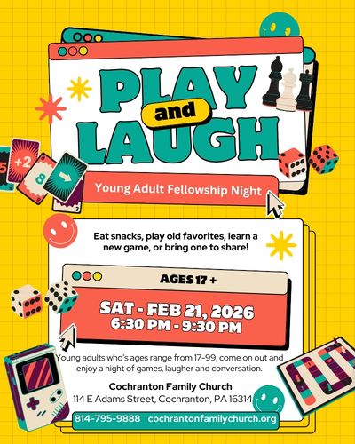 Young Adult Fellowship Night Feb